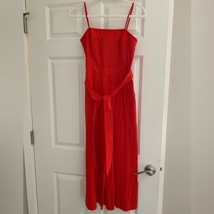 JCrew Red Jumpsuit